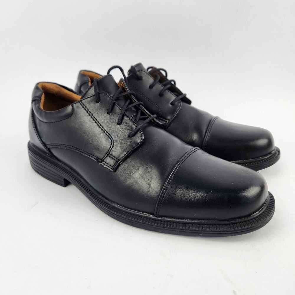 Croft & Barrow Core Technology "Edison" Men's Black Leather Dress Shoes 9 MED